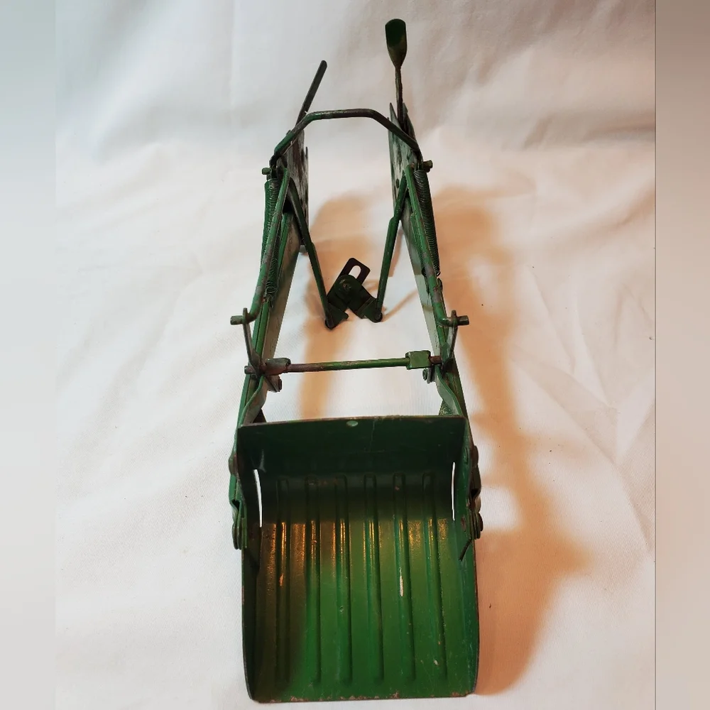 John Deere Vintage 1960's Front End Loader Bucket Toy Made in USA